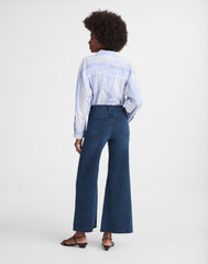 Tall Flared Wide-Leg Crop Jeans