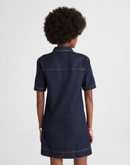 Denim Popover Mini Dress