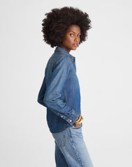 Tuckable Denim Shirt in Greendale Wash