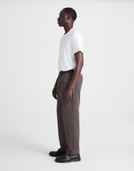 Pleated Twill Trousers