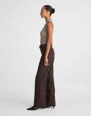 High-Rise Bootcut Trouser