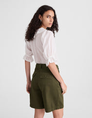 Pleated Trouser Short