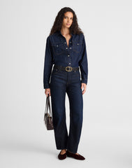 The Tall Darted Barrel-Leg Jean in SoftDrape