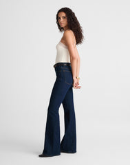 The Tall Stretch Flare Jean in Rinse Wash