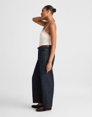 The Curvy Darted Barrel-Leg Jean in SoftDrape