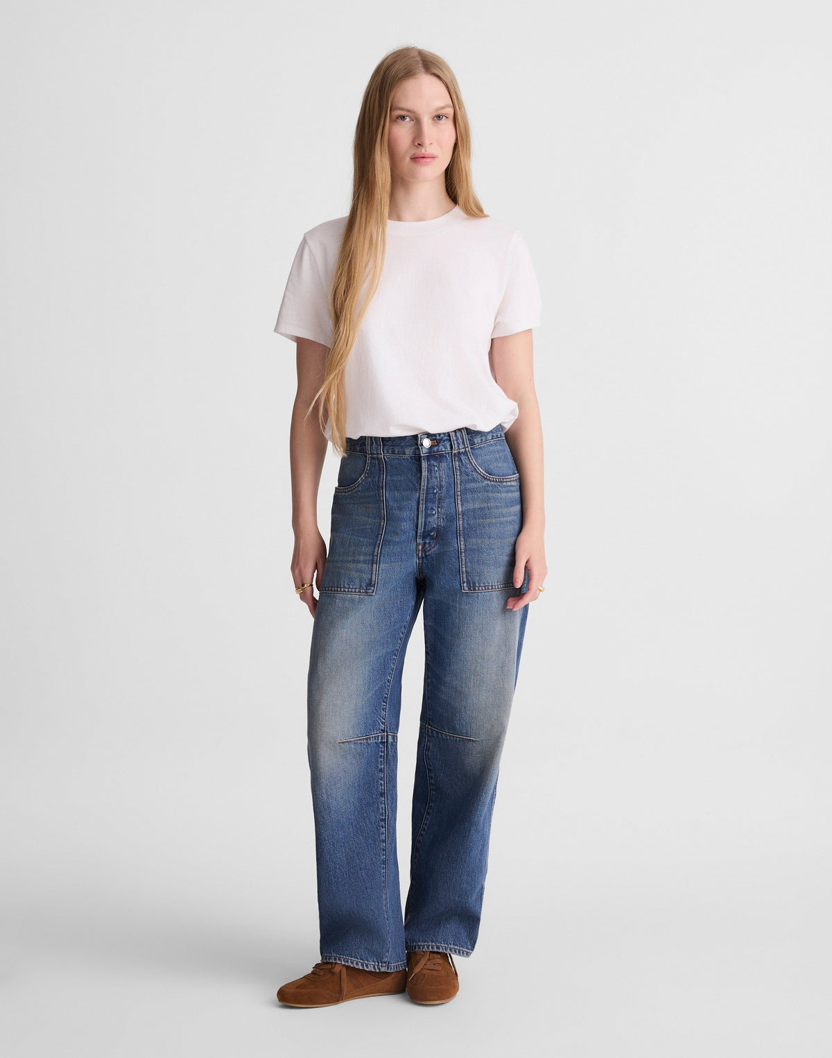 The Tall Darted Barrel-Leg Jean