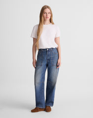 The Tall Darted Barrel-Leg Jean