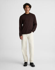 Heavyweight Long-Sleeve Mockneck Tee