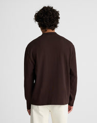 Heavyweight Long-Sleeve Mockneck Tee