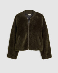 Bomber Jacket in Sherpa