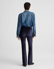 The Stretch Flare Pant in Velvet