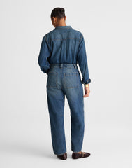 The Curvy Darted Barrel-Leg Jean