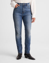 The Curvy Pencil Jean in Super Stretch Denim