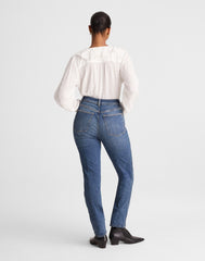 The Curvy Pencil Jean in Super Stretch Denim