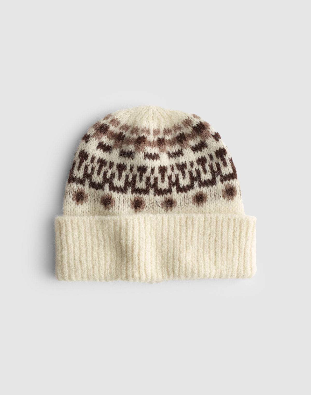 Fair Isle Cuffed Beanie