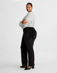 The Plus Longline Straight Pant in Velvet