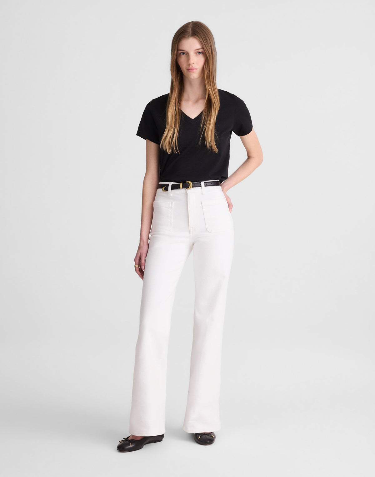The Emmy Wide-Leg Jean in Super Stretch Denim