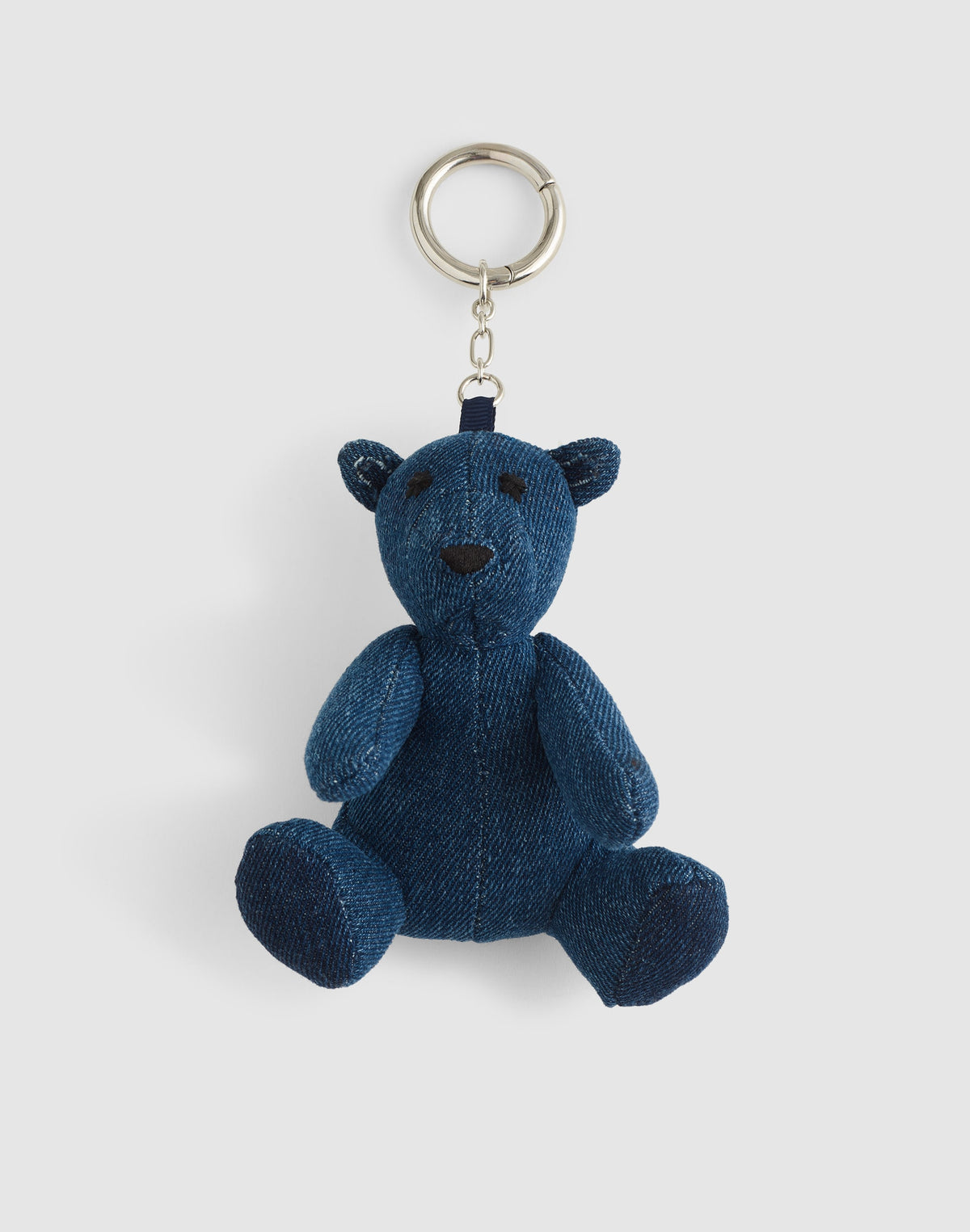 Denim Bear Bag Charm