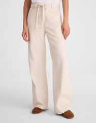 The Short Ultimate Wide-Leg Pant in Airy Denim