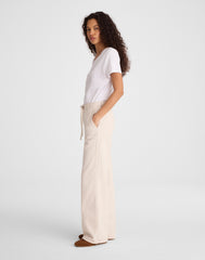 The Short Ultimate Wide-Leg Pant in Airy Denim