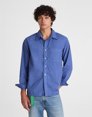 Button-Up Shirt in Crisp Poplin
