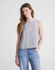 Shell Top in 100% Linen