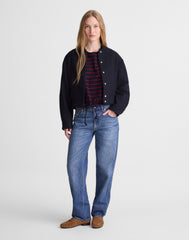 Bomber Jacket in Bouclé