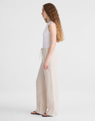 Short Pull-On Pants in 100% Linen