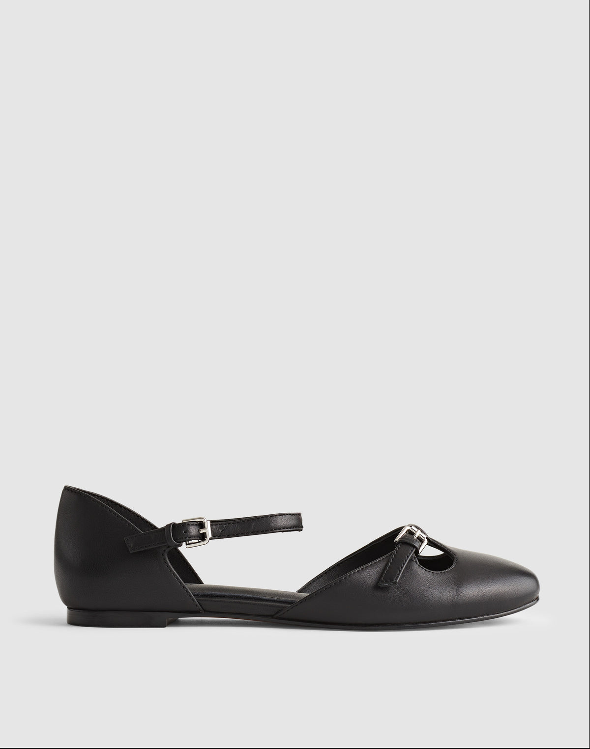 The Hester Ankle-Strap d'Orsay Flat