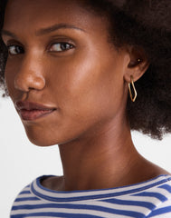 Demi-Fine Molten Large Hoop Earrings