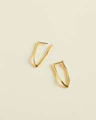 Demi-Fine Molten Large Hoop Earrings