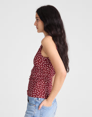 Cinched Double-Layered Mesh Top