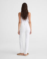 The Short Pencil Jean in Super Stretch Denim