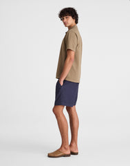 Pull-On Short in Poplin