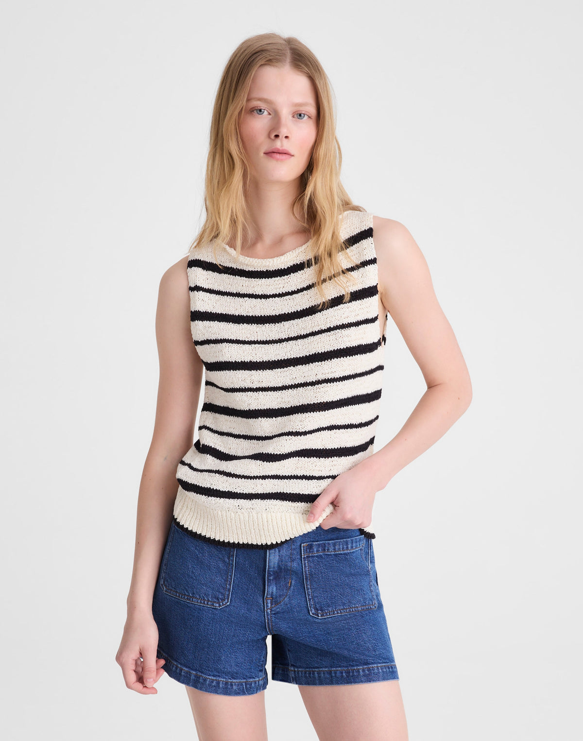 Boatneck Sweater Tank