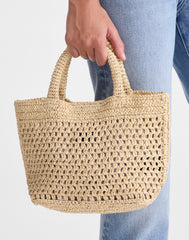 The Woven Mini Tote
