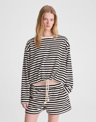 Tie-Waist Top in Terry