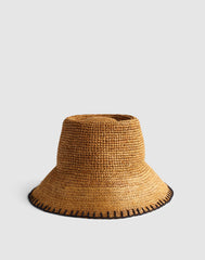 Blanket-Stitch Lantern Hat