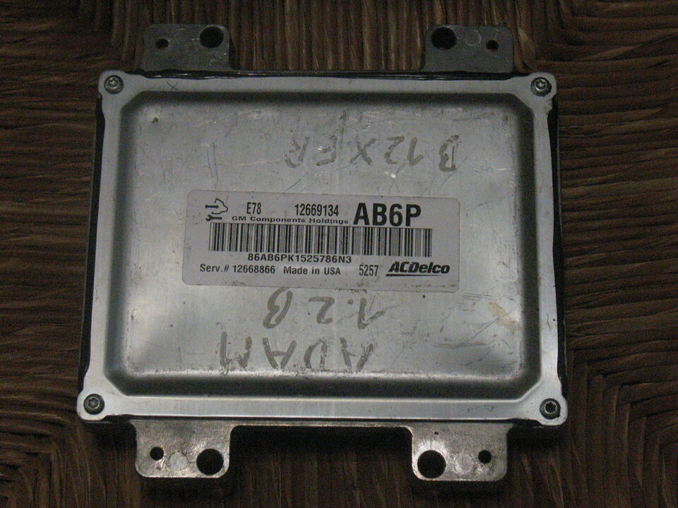 Ecu AC Delco 12669134 AB6P 12668866 OPEL CORSA 1.4 BENZINA E78